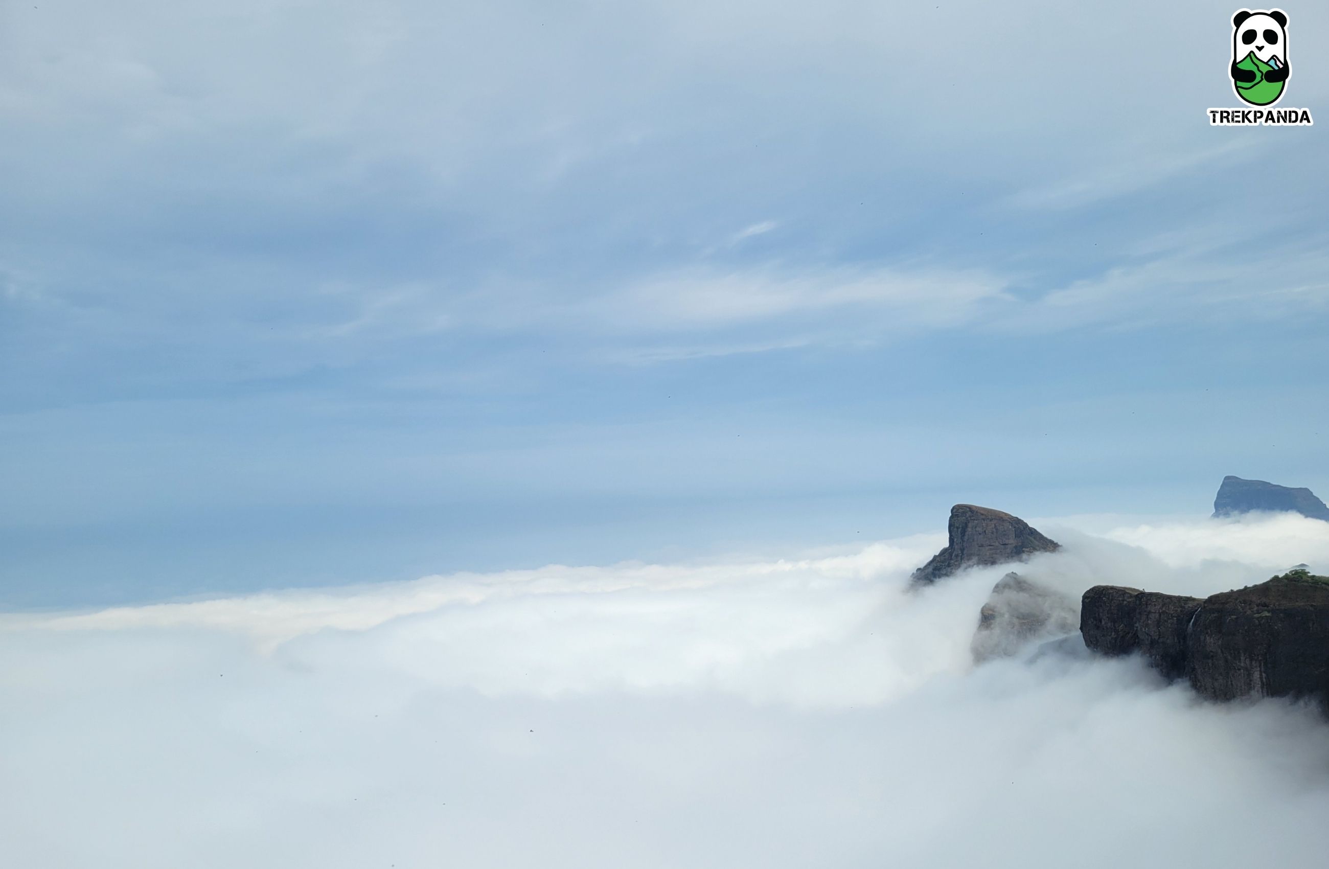 Mountain And Sky View Harishchandragad